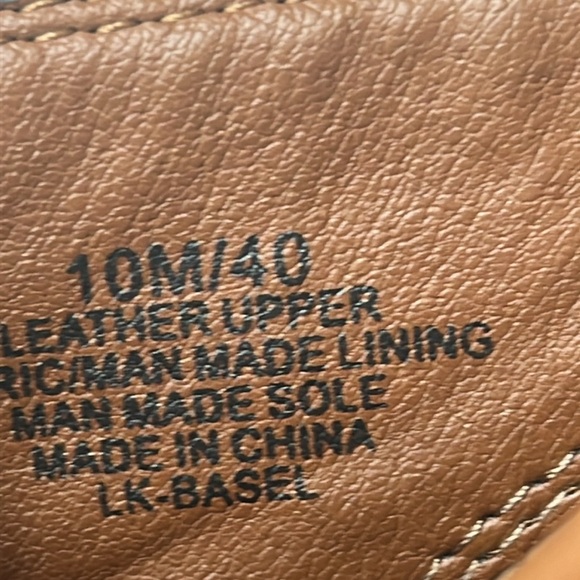 Lucky 🍀 Brand Leather Bronze Booties Sz 10M Side Zip EUC Style: LK-Basel - Picture 5 of 7